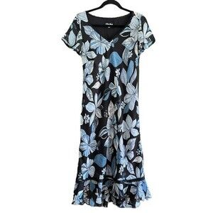 VTG 90's Dress Sz 12 Meghan Matthews Coquette Short Flutter Sleeve Fairycore